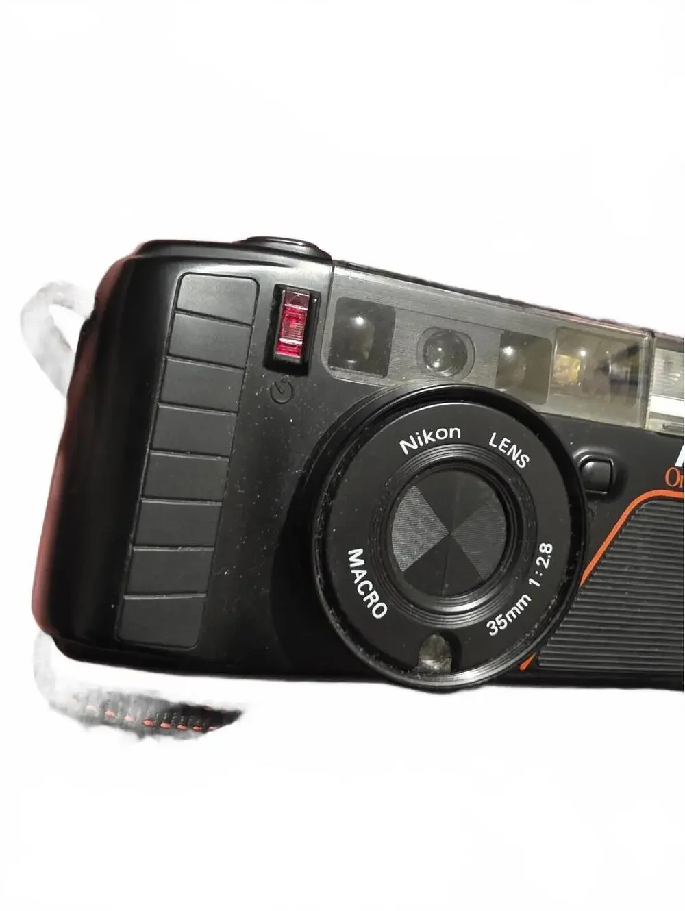 Vtg Nikon One Touch 35mm Point & Shoot Film Camera with Carrying Case